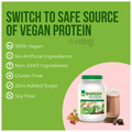 MuscleBlaze bGreen Daily Essential Plant Protein Powder Chocolate thumbnail