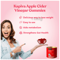 Kapiva Apple Cider Vinegar Gummies Strawberry thumbnail