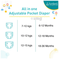 Bumberry Adjustable Reusable Cloth Diaper Cover With 1 Wet Free Insert Olive thumbnail