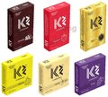 K2 Combo Pack of Dotted Condom Chocolate,Strawberry,Extra Time(10Pc Each) Banana,Vanilla,Grapes(3pc Each) thumbnail