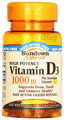 Sundown Naturals High Potency Vitamin D3 1000IU Softgel thumbnail
