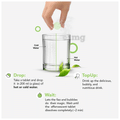 TopUp Green Tea Effervescent Tablet Delicious Green Apple thumbnail