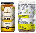Siddhik Combo Pack of Golden Drops Multiflora Honey 325gm & Healthy U Tisane Lemon Tea 250gm thumbnail