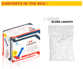 Caretouch Flat Glucometer Lancet (100 Each) thumbnail