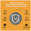 Rooted Active Naturals Immunity Booster Mushroom+Super Herbs Extract Powder thumbnail
