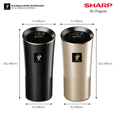Sharp IG-GC2E-B Car Purifier | Washable PM10 Pre-Filter | Easy USB connect with Laptop | thumbnail