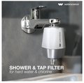 WaterScience CLEO SFU 717 Shower & Tap Filter for Hard Water | For Borewell/Tanker Water | Reduce Hairfall | thumbnail