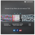 WaterScience CLEO SFU 717 Shower & Tap Filter for Hard Water | For Borewell/Tanker Water | Reduce Hairfall | thumbnail