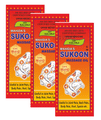 Mahida's Sukoon Massage Oil (Red) | Relieves Joint Pain, Backache, Sprain & Body Pain | (100ml Each) thumbnail
