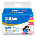 Little's Premium Baby Diaper Pants | Fluffy Soft Pants | Anti Rash - 12Hrs | No Nasties | Medium thumbnail