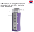 Buddsbuddy Omega Thermosteel Vaccum Insulated Baby Bottle 3m+ Purple thumbnail
