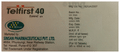 Telfirst 40 Tablet thumbnail