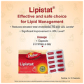 Dabur Lipistat Capsule with Arjuna & Guggulu | For Heart Health Capsule thumbnail