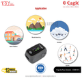 Eagle EOM6101A Fingertip Pulse Oximeter Dust Black thumbnail