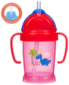 Buddsbuddy BPA Free Anti Spill Design Dolly Baby Straw Sipper Cup Red thumbnail