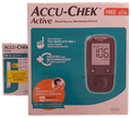 Accu-Chek Active Blood Glucometer Kit (Box of 10 Test strips Free) thumbnail