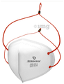 Aerogrid FFP2 BIS Certified 5 Layer N95 Mask White with Adjustable Red Head loop thumbnail