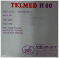 Telmed H 80 Tablet thumbnail