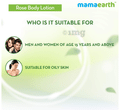 Mamaearth Rose Body Lotion for All Skin Types | Mineral Oil & Silicone-Free thumbnail