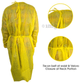NMPL Hygiene Care Surgical Gown Yellow thumbnail