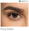 Aquacolor Daily Disposable Colored Contact Lens with UV Protection Optical Power -2 Envy Green thumbnail