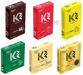 K2 Combo Pack of Dotted Condom Chocolate,Strawberry,Banana(10Pc Each) Mint,Vanilla,Extra Time(3pc Each) thumbnail