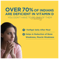 HealthKart HK Vitals Vitamin D3 2000IU Softgel Capsule thumbnail
