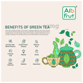 Alo Frut Green Tea Pure and Natural Tea Bag thumbnail