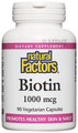 Natural Factors Biotin 1000mcg Vegetarian Capsule thumbnail