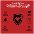 Rooted Active Naturals Heart Defense Mushroom+Super Herbs Extract Powder thumbnail