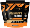 MuscleXP Beginner's Protein (1kg Each) Chocolate Fudge thumbnail