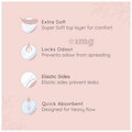 Pee Safe Disposable Maternity Pads Heavy Flow XXXL thumbnail