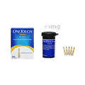 Combo Pack of OneTouch Verio 100 Test Strip & 2 Pack of OneTouch Delica Plus 25 Lancet thumbnail