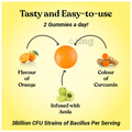Kapiva Probiotics Gummies Enriched with Amla Orange thumbnail