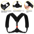 Be Safe Forever Clavicle Brace Support for Posture Correction Large Black thumbnail