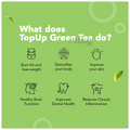 TopUp Green Tea Effervescent Tablet Delicious Green Apple thumbnail