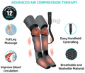 beatXP Air Stream Pro Compression Full Leg Massager Black thumbnail