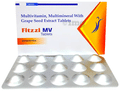 Fitzzi Multivitamin, Multimineral with Grape Seed Extract Tablet thumbnail