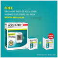 Accu-Chek Instant S Blood Glucose Monitoring System & 10 Test Strip with 10 Additional Test Strip Free thumbnail