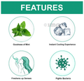 Dermicool Prickly Heat Powder Menthol Regular with Dettol Intense Cool Soap 125gm Free thumbnail
