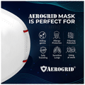 Aerogrid FFP2 Premium 6 Layer N95 Mask White with Adjustable Red Head loop thumbnail