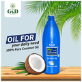GKD Premium 100% Pure Coconut Oil Blue thumbnail