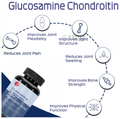 Vitaminhaat Glucosamine Chondroitin MSM with Hyaluronic Acid | For Healthy Joints, Tissues, Hair, Skin & Nails | Capsule thumbnail