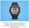 Garmin Fenix 6X Pro Solar DLC with Black Band Premium Multisport GPS Smartwatch Titanium Carbon Gray thumbnail