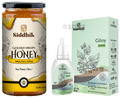 Siddhik Combo Pack of Golden Drops Multiflora Honey 325gm & Giloy Drop 30ml thumbnail