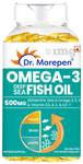 Dr. Morepen Omega 3 Deep Sea Fish Oil 500 mg for Heart, Brain & Joints