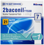 2baconil 21mg Nicotine Transdermal Patch Step 1