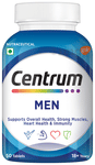 Centrum Men Vegetarian Tablets for Muscles, Heart, & Immunity | World's No.1 Multivitamin | Nutrition Formula