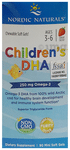Nordic Naturals Children's DHA 250mg Omega 3 Chewable Mini Softgel for Healthy Brain Development & Immune System Function 3-6 yrs Strawberry