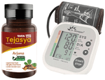 Combo Pack of Dr Morepen BP 02 Blood Pressure Monitor & Tata 1mg Tejasya Arjuna Capsule 500mg (60)